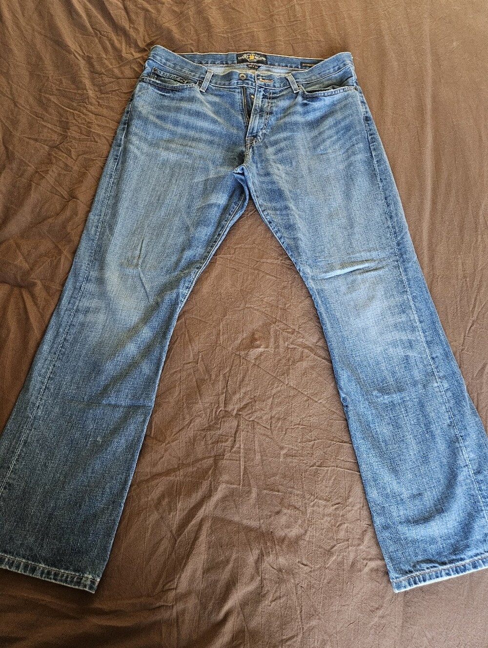Lucky Brand 221 Original Boot Men's Jeans 36x32 Light Wash